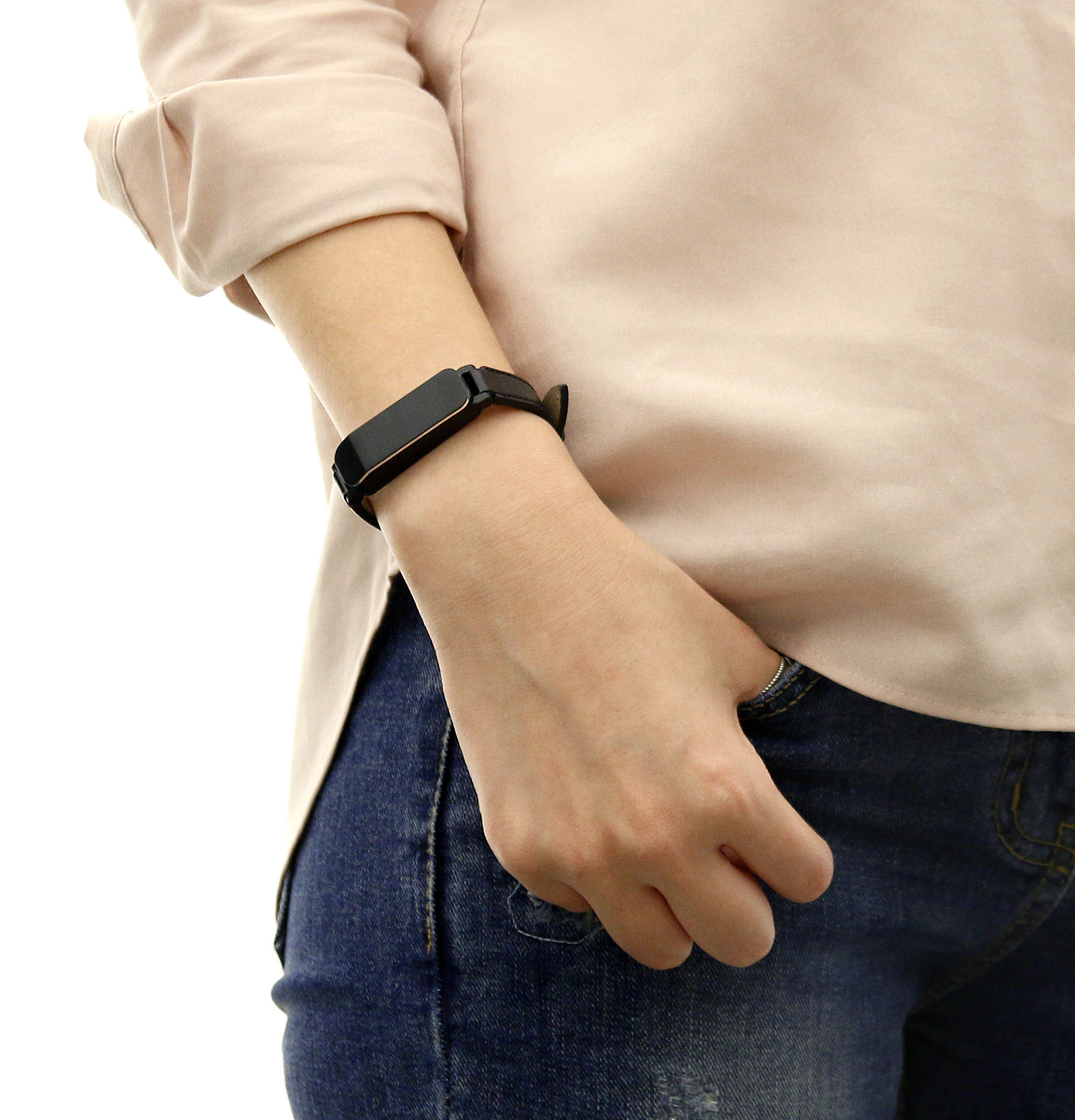 interchangeable Limited Edition Leather Straps ZIKTO Walk Chic Black Leather Band